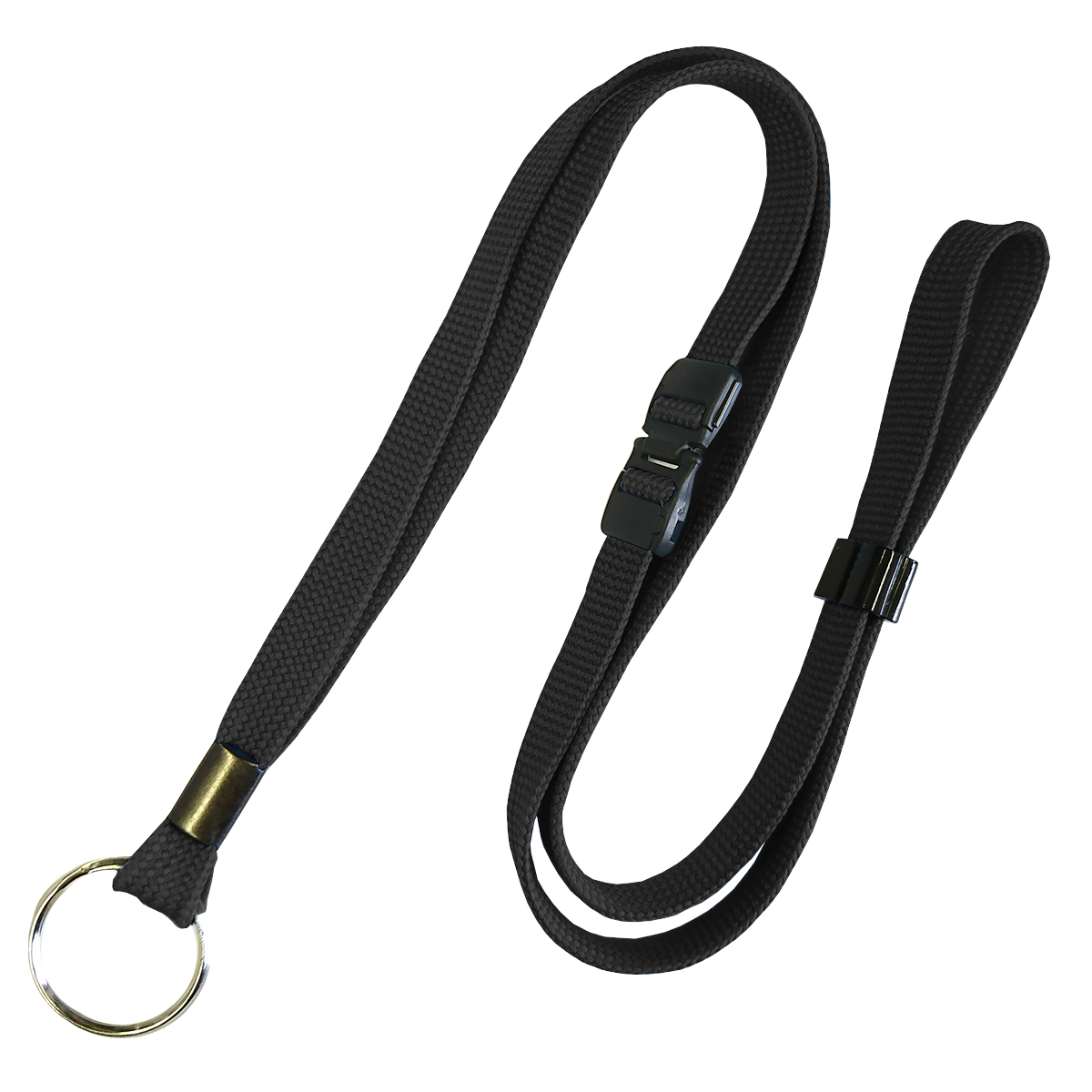 長さ調節スライダー付き ループクリップ ブラック ピナクルid Accessories Idカード 社員証 名札 ネックストラップの専門店 長さ調節スライダー付き ループクリップ ブラック ピナクルid Accessories Idカード 社員証 名札 ネックストラップの専門店